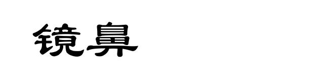 镜鼻