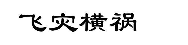 飞灾横祸