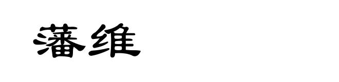 藩维