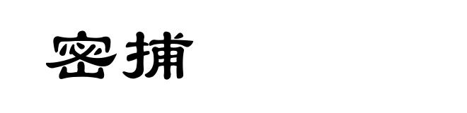 密捕