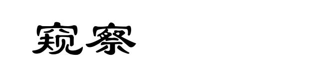 窥察