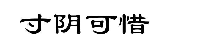 寸阴可惜