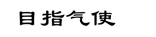 目指气使