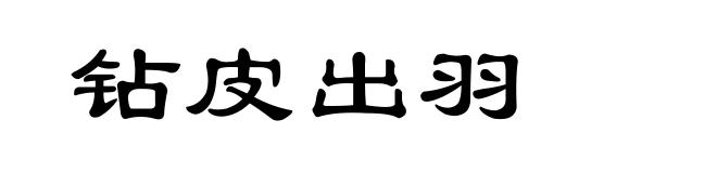 钻皮出羽