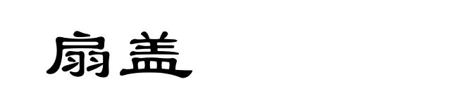 扇盖