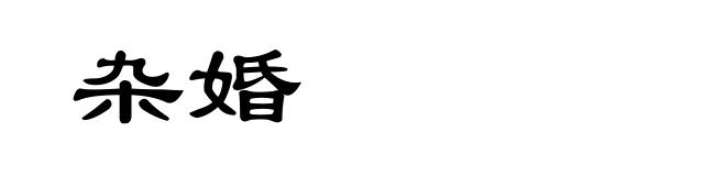杂婚