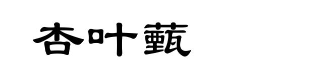 杏叶薽