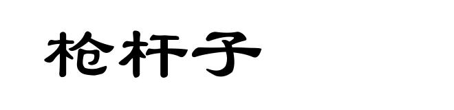 枪杆子