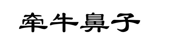 牵牛鼻子