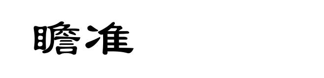 瞻准
