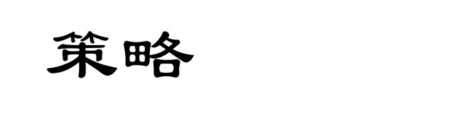 策略