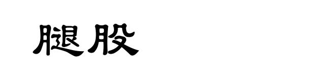 腿股