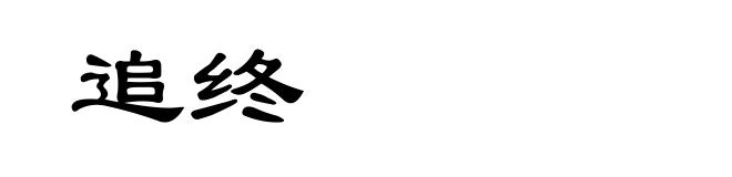 追终