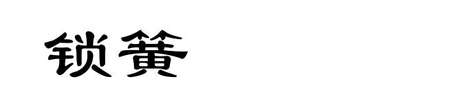 锁簧