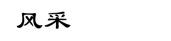风采