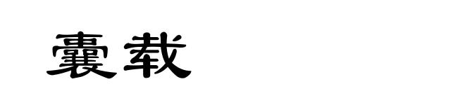 囊载