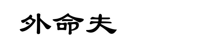 外命夫