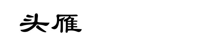 头雁