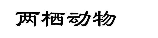 两栖动物
