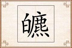 皫怎么写