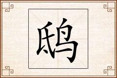 鸱怎么写