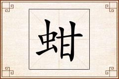 蚶怎么写