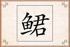 鲪怎么写