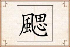 颸怎么写