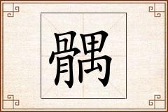 髃怎么写