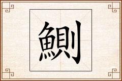 鰂怎么写