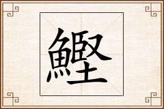 鰹怎么写