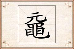 黿怎么写