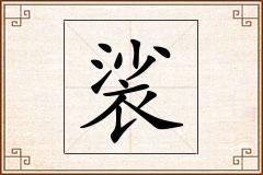 裟怎么写