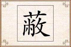 蔽怎么写