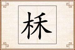 柇怎么写